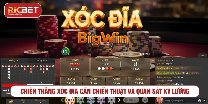 Cách Chơi Xóc Đĩa Trực Tuyến RICBET Dễ Hiểu Cho Người Mới Chiến thắng xóc đĩa online cần chiến thuật và quan sát kỹ lưỡng