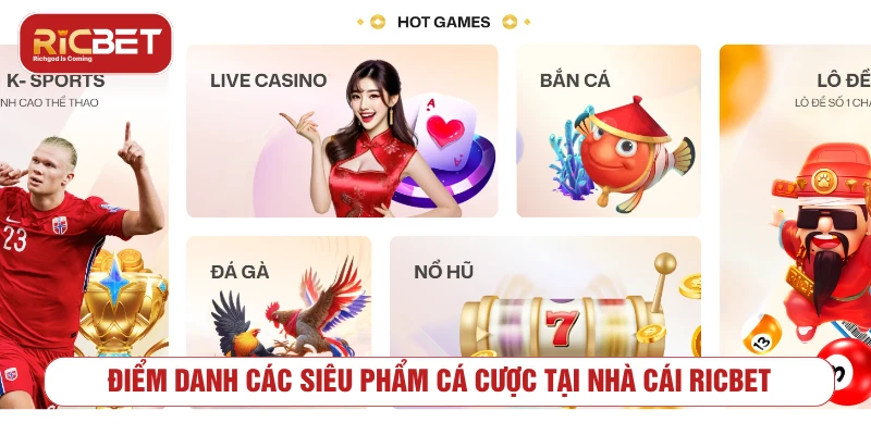 Ricbet 🎖️ Cổng Cá Cược Uy Tín 2025 | Hoàn Trả 1,55% mỗi ngày Điểm danh các siêu phẩm cá cược tại nhà cái RICBET