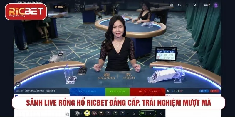 Trải Nghiệm Live Rồng Hổ Tại RICBET Với Tỷ Lệ Thắng Cao Sảnh Live Rồng Hổ RICBET đẳng cấp, trải nghiệm mượt mà