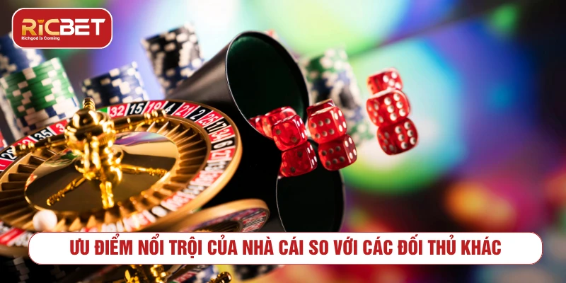 Ricbet 🎖️ Cổng Cá Cược Uy Tín 2025 | Hoàn Trả 1,55% mỗi ngày Ưu điểm nổi trội của nhà cái so với các đối thủ khác