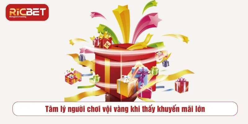 Cách Phân Biệt RICBET Thật Giả - Tránh Bẫy Lừa Đảo Tâm lý người chơi vội vàng khi thấy khuyến mãi lớn